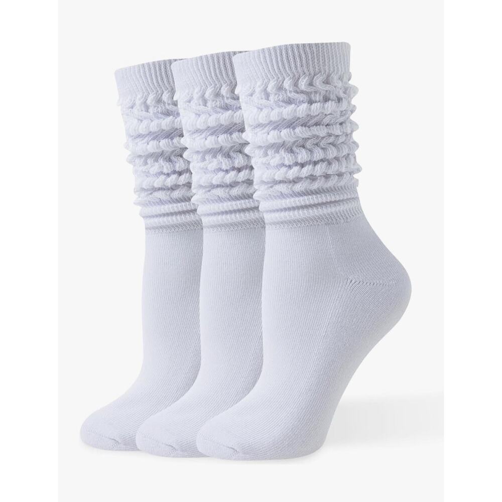 NOVAYARD Slouchy Socks for Women 3 Pack Soft Scrunch Knee High Boot Socks